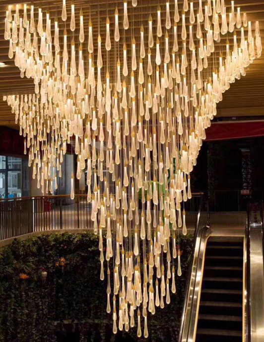 Droplet chandelier